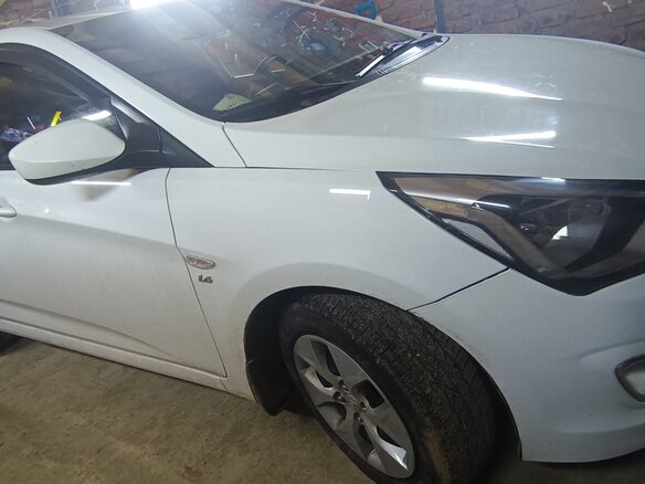 2014 Hyundai Solaris I, белый, 850000 рублей