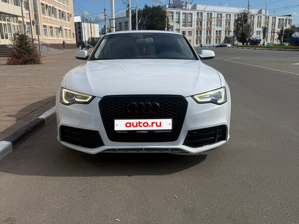 2013 Audi A5 I (8T) Рестайлинг, белый, 1720000 рублей - вид 1