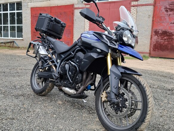 2012 Triumph Tiger 800, синий, 470000 рублей