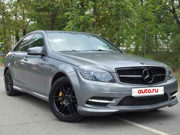 2010 Mercedes-Benz C-Класс 180 BlueEFFICIENCY III (W204), серый, 1150000 рублей - вид 2