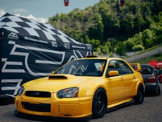 2004 Subaru Impreza WRX STi II Рестайлинг 1, жёлтый, 3000000 рублей, вид 1