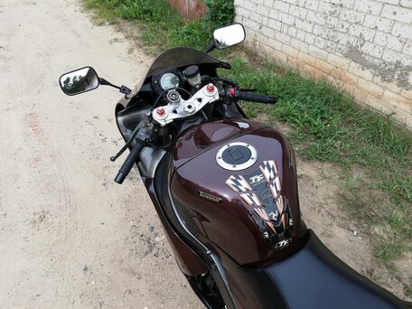 2006 Kawasaki ZX-6 Ninja, коричневый, 385278 рублей, вид 4