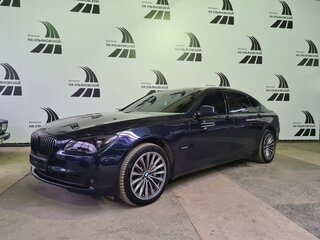 2008 BMW 7 серии 740i V (F01/F02/F04), синий, 1300000 рублей, вид 1