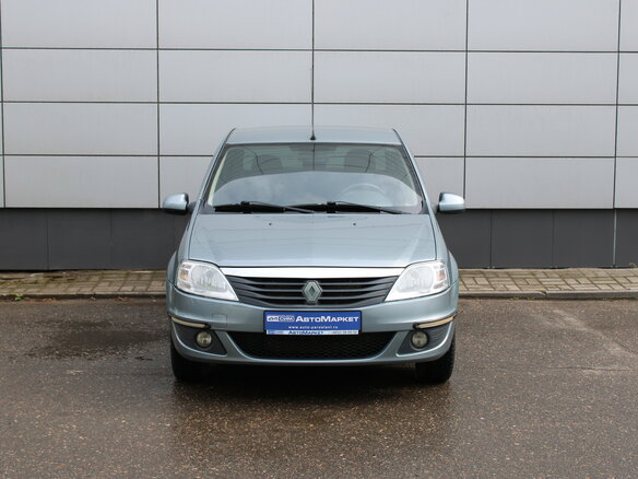 2011 Renault Logan I Рестайлинг, синий - вид 1