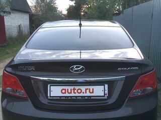 2015 Hyundai Solaris I Рестайлинг, коричневый, 850000 рублей, вид 2