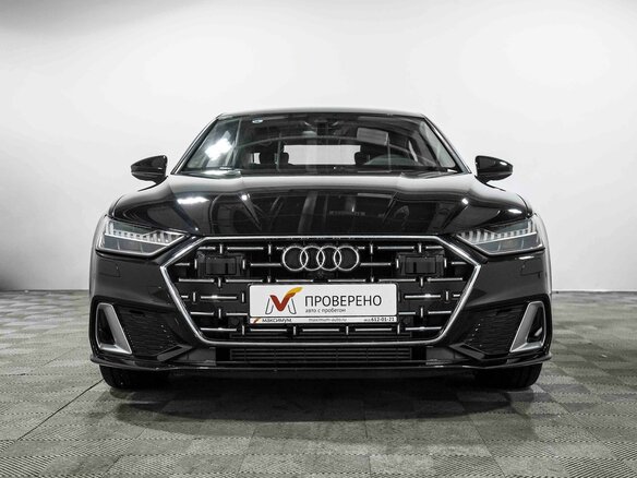 2024 Audi A7 L 45 TFSI II (4K), чёрный - вид 3