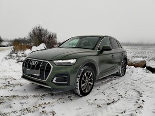 2021 Audi Q5 45 TFSI II (FY) Рестайлинг, зелёный, 5400000 рублей, вид 2