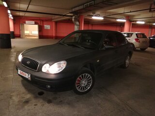 2006 Hyundai Sonata ТагАЗ IV (EF) Рестайлинг, чёрный, 8500000 рублей, вид 1