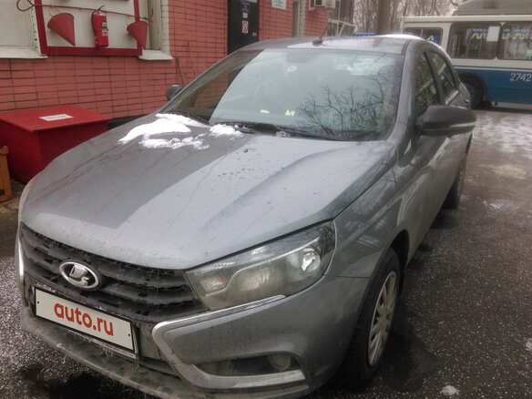 2016 Lada (ВАЗ) Vesta I, серый - вид 1