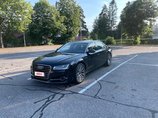 2015 Audi A8 Long III (D4) Рестайлинг, чёрный, 2800000 рублей, вид 1