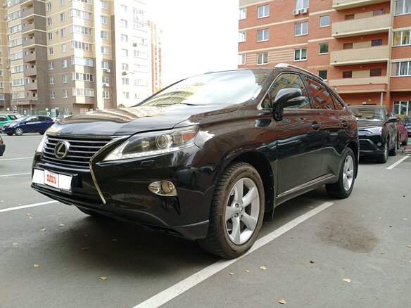 2013 Lexus RX 270 III Рестайлинг, чёрный, 2600000 рублей