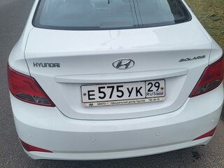 2014 Hyundai Solaris I Рестайлинг, белый, 1300000 рублей, вид 4
