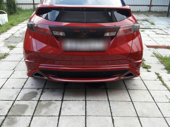 2008 Honda Civic Type R VIII Рестайлинг, красный - вид 2