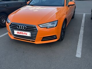 2017 Audi A4 V (B9), оранжевый, 1830000 рублей, вид 5