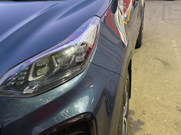 2019 Kia Sportage IV Рестайлинг, синий, 2500000 рублей - вид 11
