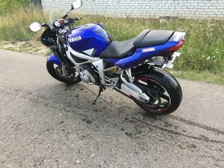 2002 Yamaha YZF-R6, синий, 199999 рублей, вид 2