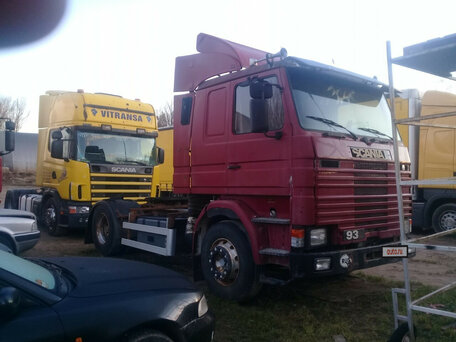1991 Scania M, пурпурный, 350000 рублей, вид 1