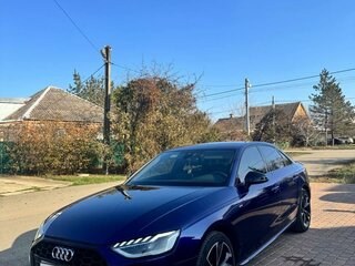 2020 Audi A4 35 TFSI V (B9) Рестайлинг, синий, 3090000 рублей, вид 2