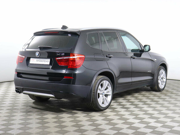 2013 BMW X3 30d xDrive II (F25), чёрный - вид 4
