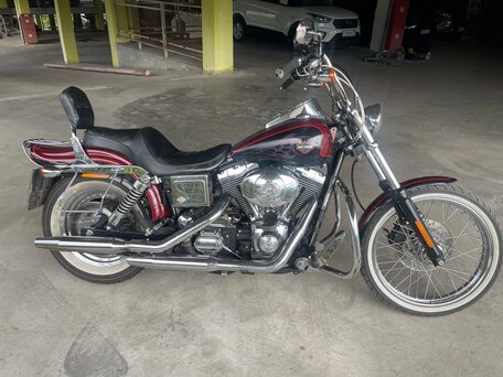 2002 Harley-Davidson Dyna Wide Glide, красный, 750000 рублей, вид 2