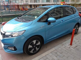2018 Honda Fit III Рестайлинг, голубой, 1450000 рублей, вид 4