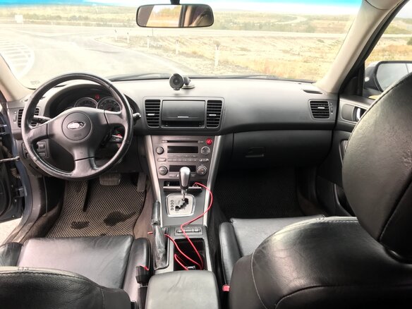 2004 Subaru Outback III, голубой, 820000 рублей - вид 8