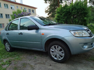 2013 Lada (ВАЗ) Granta I, голубой, 370000 рублей, вид 3