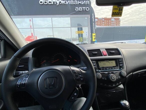 2007 Honda Accord VII Рестайлинг, чёрный - вид 5