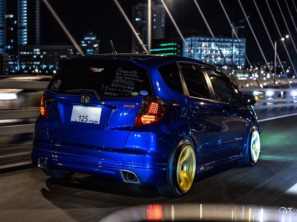 2010 Honda Fit II, синий - вид 7