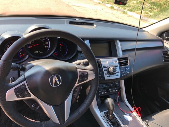 2007 Acura RDX I, красный, 1050000 рублей - вид 6