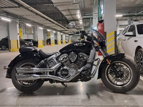 2017 Indian Scout, чёрный, 850000 рублей, вид 1