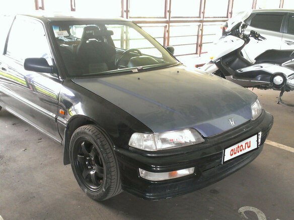 1990 Honda Civic IV, чёрный