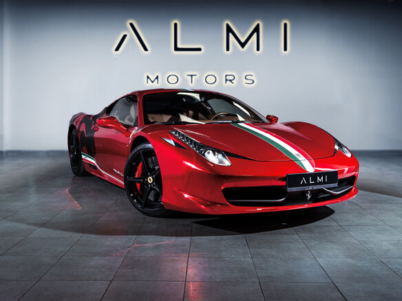 2011 Ferrari 458 Italia, красный