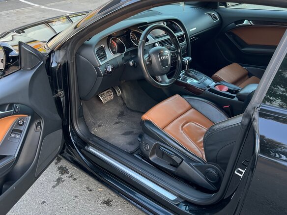 2009 Audi A5 I (8T), чёрный, 980000 рублей - вид 8