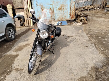 2012 Triumph Bonneville T100, чёрный, 650000 рублей, вид 3