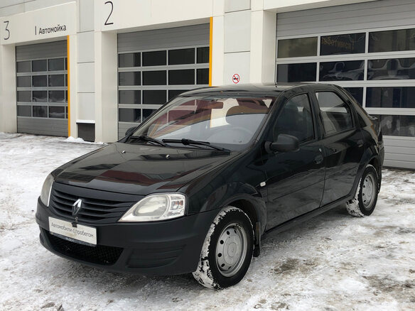 2010 Renault Logan I Рестайлинг, чёрный