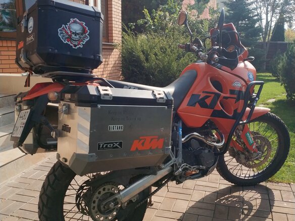 2004 KTM 640 Adventure, оранжевый - вид 4