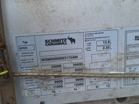 2013 Schmitz Cargobull SCS, синий, 1900000 рублей, вид 2