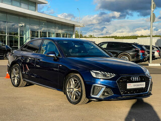 2020 Audi A4 45 TFSI V (B9) Рестайлинг, синий, 3710000 рублей, вид 3