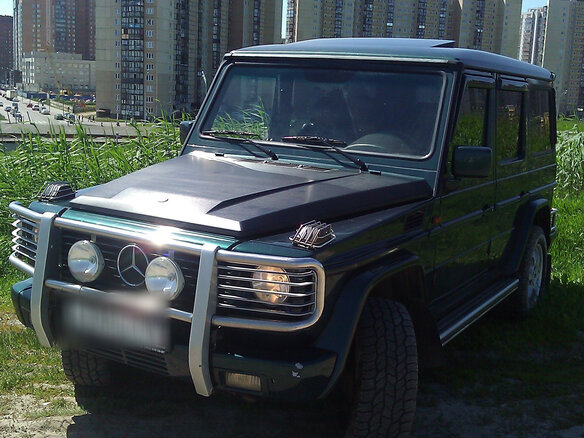 2000 Mercedes-Benz G-Класс 320 II (W463), зелёный - вид 1