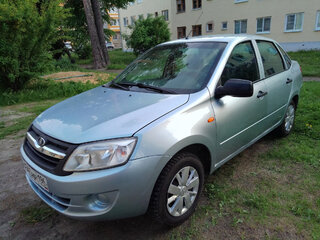 2013 Lada (ВАЗ) Granta I, голубой, 370000 рублей, вид 2