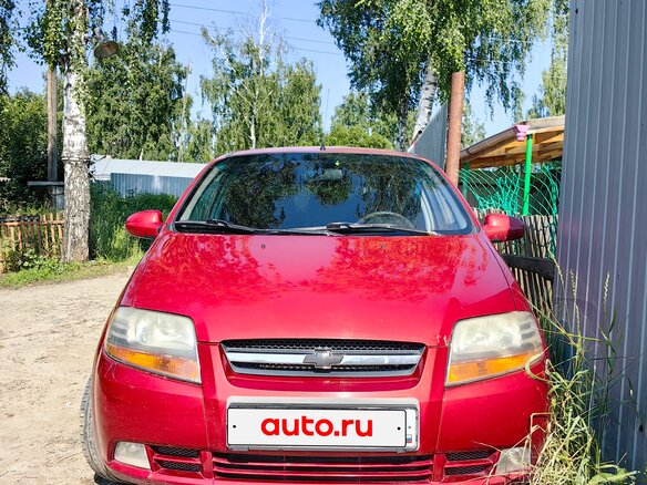 2006 Chevrolet Aveo I, красный, 280000 рублей - вид 3
