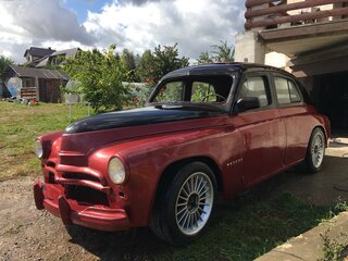 1956 ГАЗ М-20 «Победа», чёрный, 500000 рублей, вид 1