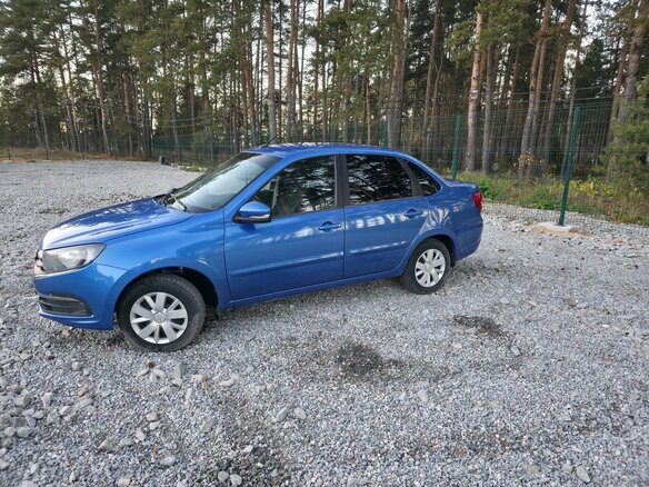 2020 Lada (ВАЗ) Granta I Рестайлинг, синий, 730000 рублей - вид 10