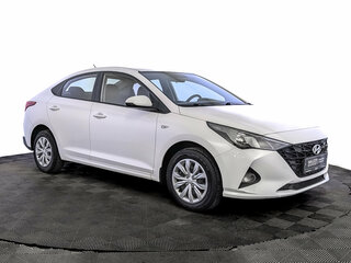 2022 Hyundai Solaris II Рестайлинг, белый, 1485000 рублей, вид 3