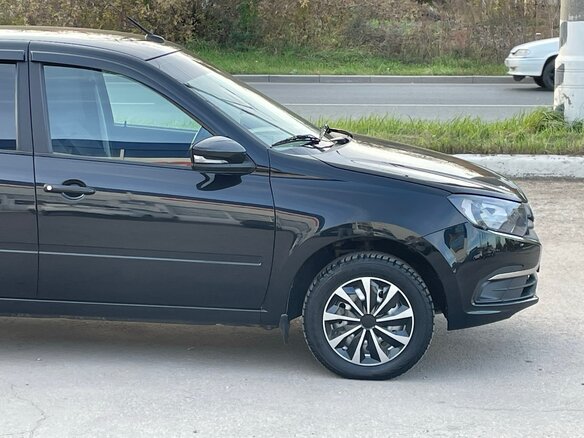 2022 Lada (ВАЗ) Granta I Рестайлинг, чёрный, 692000 рублей - вид 8