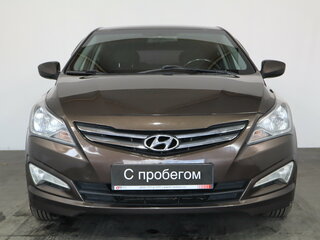 2016 Hyundai Solaris I Рестайлинг, коричневый, 1099000 рублей, вид 2