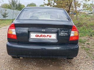 2011 Hyundai Accent ТагАЗ II, чёрный, 455000 рублей, вид 4