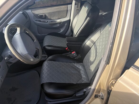 2004 Hyundai Accent ТагАЗ II, бежевый, 354000 рублей - вид 29