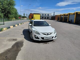 2010 Mazda 6 II (GH) Рестайлинг, белый, 899999 рублей, вид 2